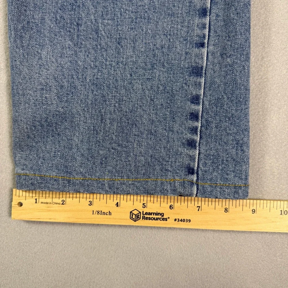 Levis 505 Regular Fit Jeans Mens 40x30 Blue Medium Wash Straight‎ Leg Denim
